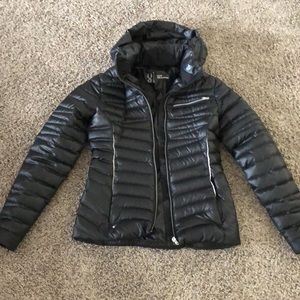 Black SPYDER puffer jacket